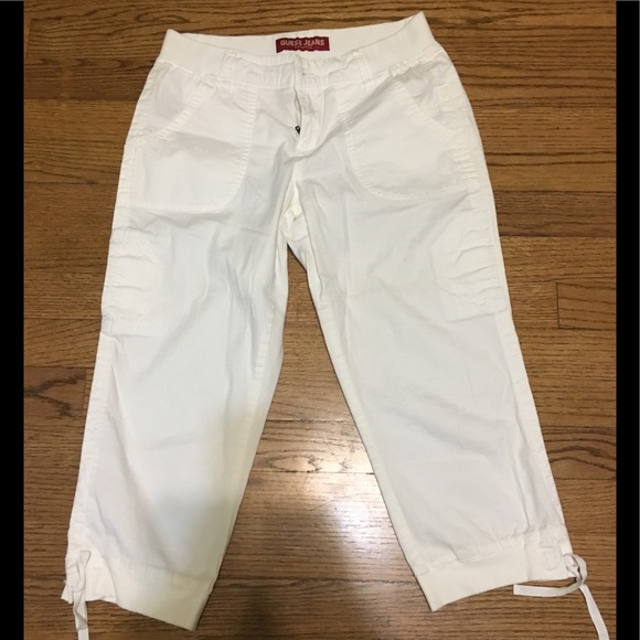 Guess white pants Clearance